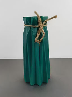 DecorTwist - Plastic Flower Vases for Home Decor (Pack of 2)