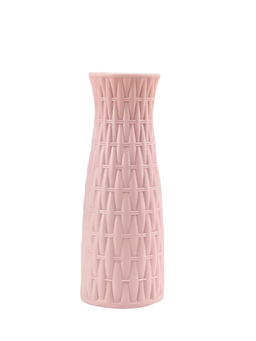 DecorTwist - Plastic Flower Vases for Home Decor (Pack of 4)