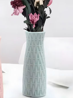 DecorTwist - Plastic Flower Vases for Home Decor (Pack of 4)