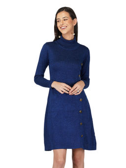 JOE Hazel - Cotton Navy Blue Mini Dress