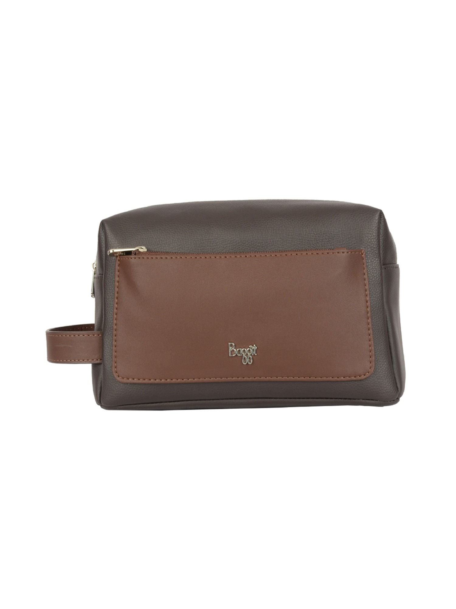 Buy Baggit Jack Extra Small Brown Travel Pouch Online