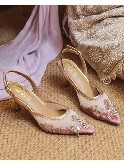 Fizzy Goblet - Women Rose Code Gold Sandal Heels
