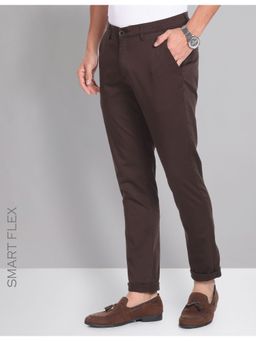AD By Arvind - Smart Waist Solid Twill Chinos