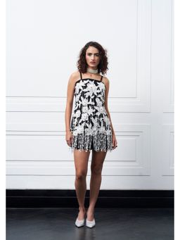 Kay Kay BY KKHUSHI SAHAII - Zelda Black A Line Mini Dress