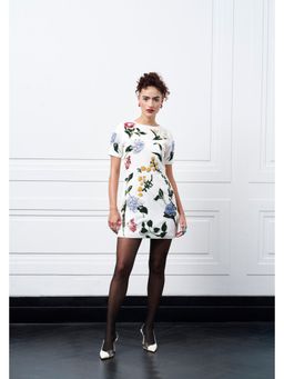 Kay Kay BY KKHUSHI SAHAII - Torin Off White A Line Mini Dress