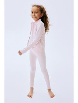 H&M - Girls Pink Sports Leggings With Soft Move