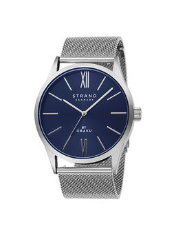 Strand by Obaku - Bradford Cyan Blue Dial Quartz Watch For Men (S720GXCLMC)