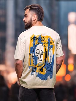 WROGN - Heavy Gsm Printed Picasso Off White T-Shirt