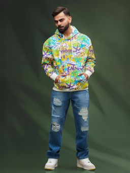 WROGN - Distressed Loose Fit Jeans Med Stone