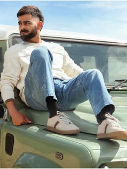 WROGN - Printed Blue Casual Jeans