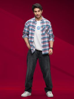 WROGN - Casual Baggy Fit Jeans-Grey