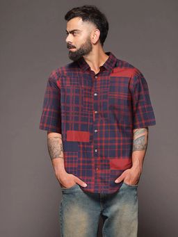 WROGN - Checks Printed Aop Shirt - Red