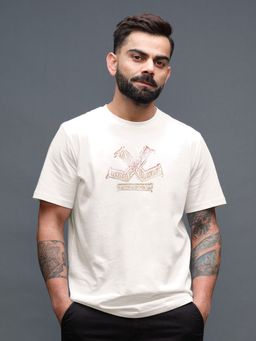 WROGN - White Printed Slim Fit T-shirt