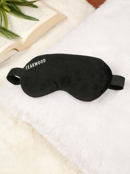 Teakwood - Leathers Unisex Black Solid Eye Mask