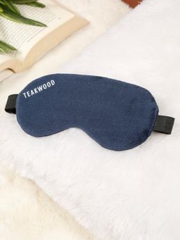 Teakwood - Leathers Unisex Blue Solid Eye Mask
