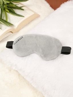 Teakwood - Leathers Unisex Grey Solid Eye Mask