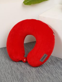 Teakwood - Red Soft Foam U-Shaped Neck Pillow
