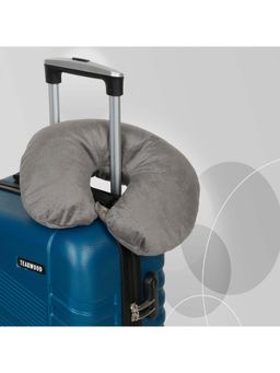 Teakwood - Grey U-Shaped Neck Pillow with Been Balls Filled