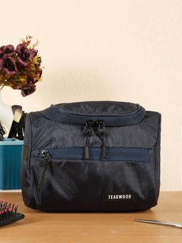Teakwood - Navy Blue Essentials Travel Toiletry Bag