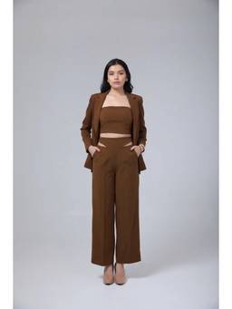 Stylia - Brown Elitaire Co-Ord Set