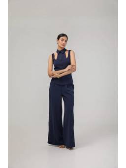 Stylia - Navy Blue Aurelia Co-Ord Set