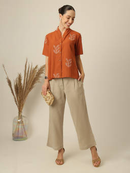 Saltpetre - Klara Top With Pants - Orange