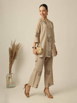 Saltpetre - Beige Nyla Co-Ord Set -Beige