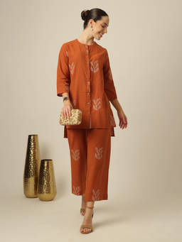 Saltpetre - Nyla Co-Ord Set -Orange
