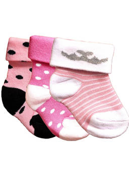 NEXT2SKIN - Baby Infants Soft Cotton Ankle Length Socks (Pack of 3)