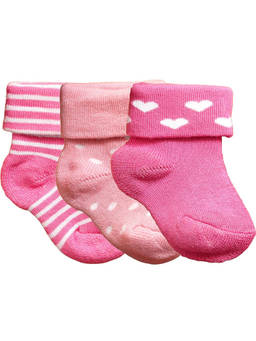 NEXT2SKIN - Baby Infants Soft Cotton Ankle Length Socks (Pack of 3)