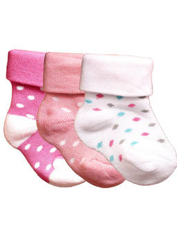 NEXT2SKIN - Baby Infants Soft Cotton Ankle Length Socks (Pack of 3)