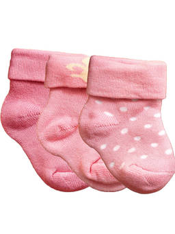 NEXT2SKIN - Baby Infants Soft Cotton Ankle Length Socks (Pack of 3)