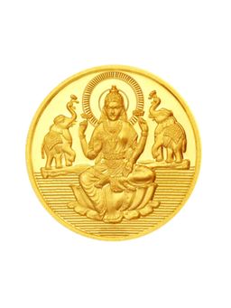 Sri Jagdamba Pearls - 4 Gram 22Kt (916) Hall Marked Lakshmi Gold Coin