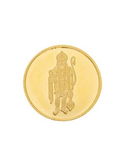 Sri Jagdamba Pearls - 24KT 999 2 gm Hanuman Gold Coin