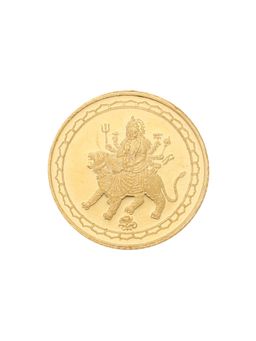 Sri Jagdamba Pearls - 24KT 999 2 gm Durga Gold Coin