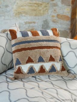 SAY - Multi-Color Ethnic Cotton Cushion Cover