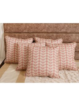 SAY - Pink Floral Velvet Cushion Cover