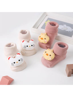 Kicks and Crawl - Little Chick Socks Pack of 2