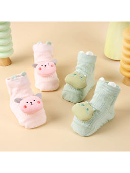 Kicks and Crawl - Froggy Friends Socks Pack of 2