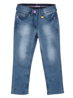 Allen Solly Junior - Girls Blue Skinny Fit Jeans