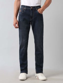 U.S. Polo Assn. Denim Co. - Mens Brandon Slim Fit Navy Blue Ultra Soft Jeans