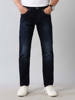 U.S. Polo Assn. Denim Co. - Mens Brandon Slim Fit Navy Blue Ultra Soft Jeans