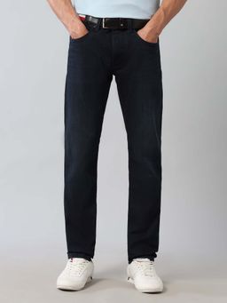 U.S. Polo Assn. Denim Co. - Mens Brandon Slim Fit Navy Blue Solid Jeans