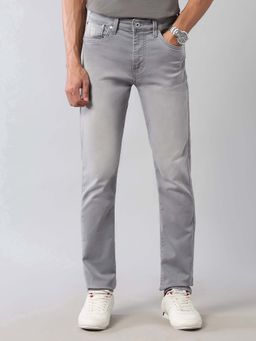 U.S. Polo Assn. Denim Co. - Mens Regallo Grey Solid Ultra Soft Jeans