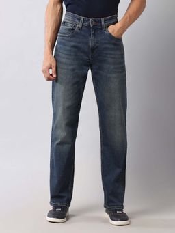 U.S. Polo Assn. Denim Co. - Mens Shawn Relaxed Fit Blue Vintage Jeans