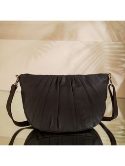 ABELARDO DE MODA - Evelyne Dark Brown Leather Sling Bag (M)