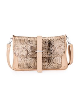 ABELARDO DE MODA - Sharon Beige Leather Hand Bag (M)