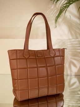 ABELARDO DE MODA - Longchamp Brown Leather Tote Bag (L)