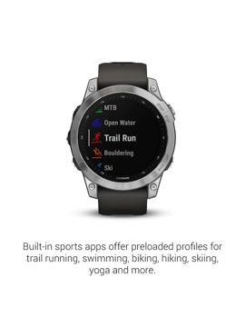 Fēnix 7 silver with graphite band clearance