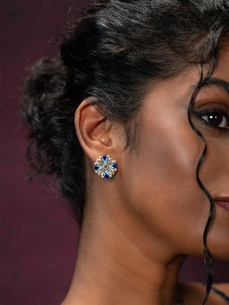 Shaya by CaratLane - Phool Garba Earrings in 925 Silver